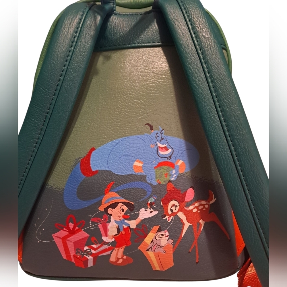 NWT Disney Parks 2023 Classics Christmas Mickey & Friends Backpack Bag Loungefly - Picture 4 of 4